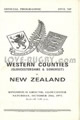 Western Counties New Zealand 1972 memorabilia